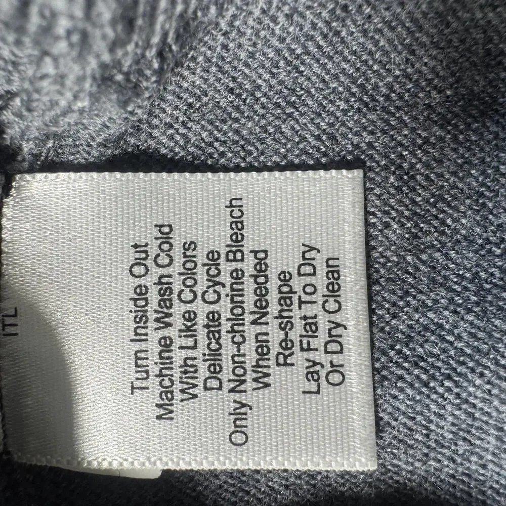 JOS. A.‎ BANK Traveler Merino Wool Sweater Men's Sz 3XB Gray Brand New